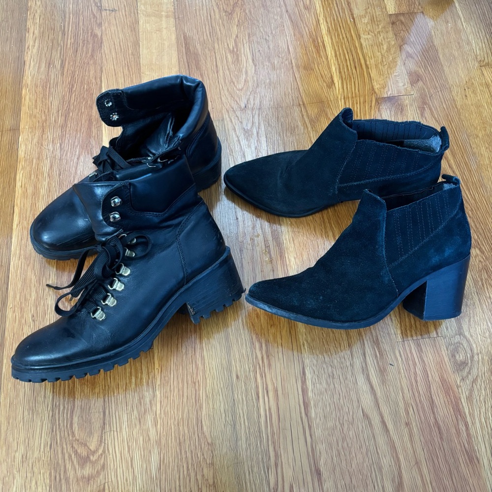 Steve Madden Black Boot Bundle Size 8